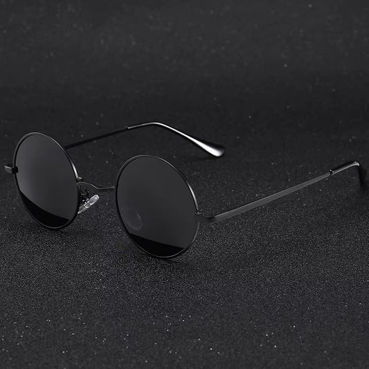 MYT_0279 Brand Designer round Polarized Sunglasses Men Women Retro Sun Glasses Male Female Metal Frame Eyewear Driving UV400